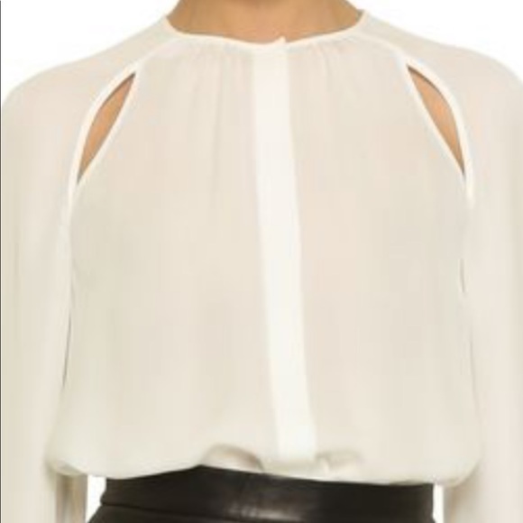 Tamara Mellon Side Keyhole Blouse - Picture 7 of 13